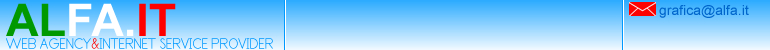www.alfa.it webagency internet service provider realizzazione siti internet webdesign